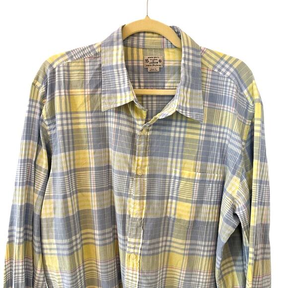 ๐ J.Crew Madras Plaid Perfection โ Size XL โ Classic Cool Vibes ๐ - Picture 3 of 6